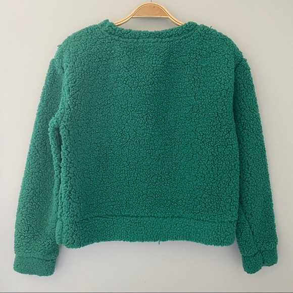 Wallflower Fuzzy & Soft Christmas Green Women Ugly Sweater - Size Small - Picture 2 of 11